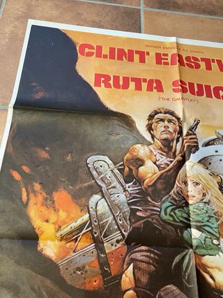 Póster Película Clint Eastwood Ruta Suicida