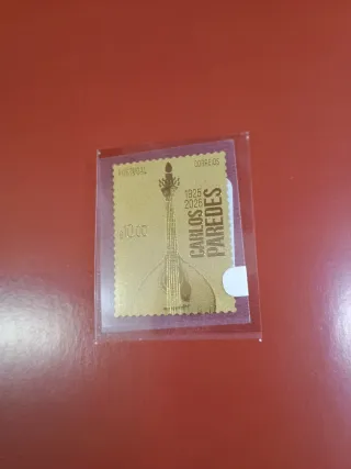 Selo Ouro Portugal Carlos Paredes 1925-2025