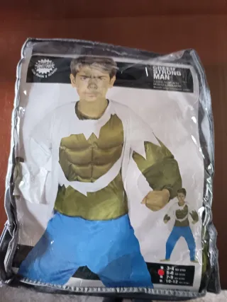 Disfraz Hulk Niño Talla 5-6