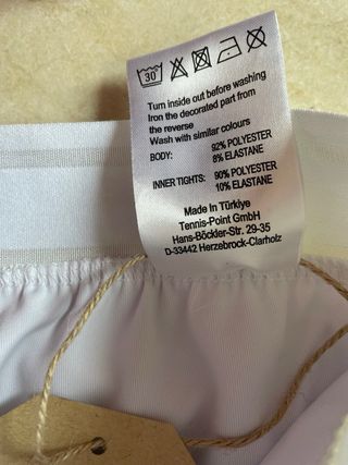 Shorts Quiet Please Tenis Padel Blancos