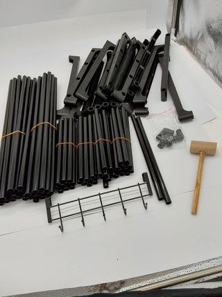 Estante Zapatero Estrecho, Estante para Zapatos de 10 Niveles, para 20-25 Pares, Zapatero Organizador Metalico, para Entrada de