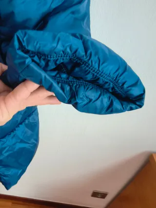 Abrigo acolchado Mango verde azulado