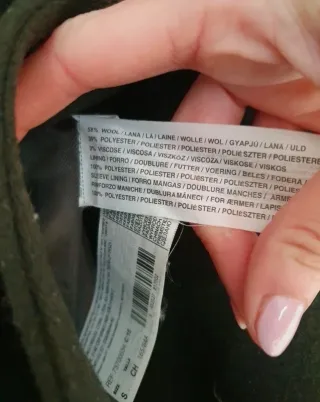 Abrigo de lana de Mango