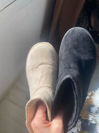 lote dos pares de botas