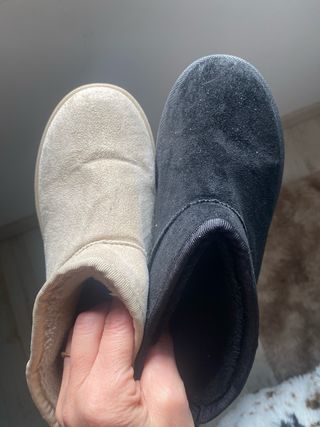 lote dos pares de botas