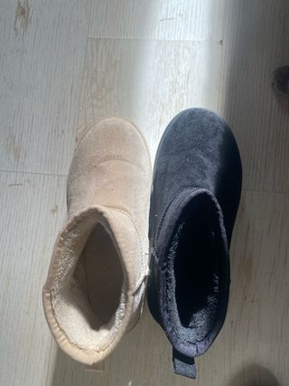 lote dos pares de botas