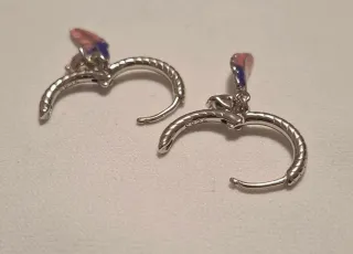 Pendientes Aro Pluma