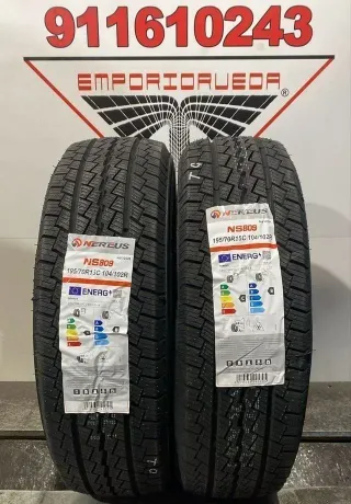 4UD 195 70 15C R NEREUS RUEDA NUEVA YA MONTADA