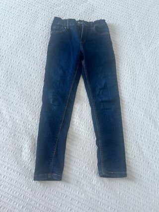 Vaquero skinny niño azul, talla 7/8