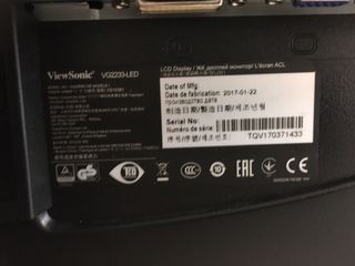 MONITOR LED 22 PULGADAS VIEW SONIC VG2233-LED