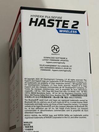 HyperX Pulsefire Haste 2 Wireless Precintado
