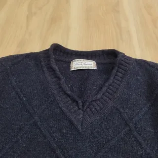 Camisola Thomas Burberry L Azul Lã