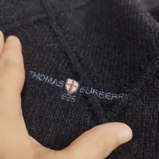 Camisola Thomas Burberry L Azul Lã