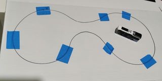 BUS Motorizado eléctrico autónomo maqueta escala N