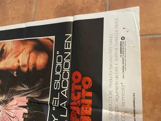 Póster Película Clint Eastwood Impacto Subito