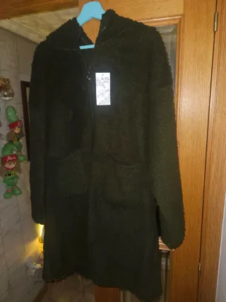 Chaquetón verde mujer talla XXL