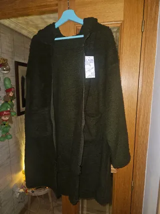Chaquetón verde mujer talla XXL