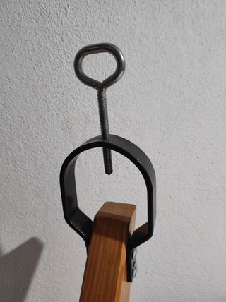 Soporte Jamonero Madera y Metal