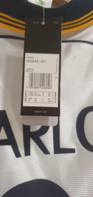 Camiseta Roberto Carlos Talla XL Fútbol Retro