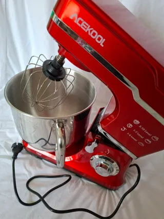 Batidora amasadora roja