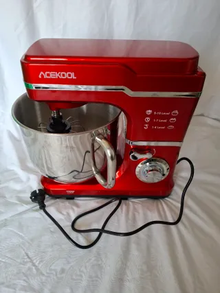 Batidora amasadora roja