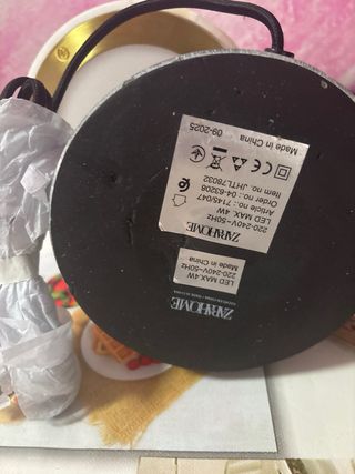 Lámpara de mesa Zara Home alabastro y mármol