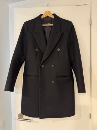Abrigo Massimo Dutti Negro