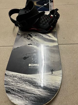 Tabla Snowboard Nitro con Fijaciones