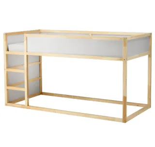 Cama Kura Ikea con casita
