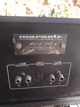 Pletina Marantz Model 5000 Stereo Cassette Deck