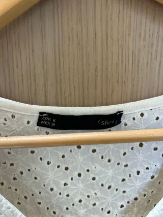 Vestido blanco con bordado