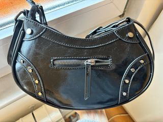 Bolso de hombro Even & Odd negro