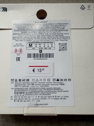 Pendientes flor Zara nuevos