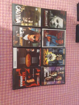 Lote 8 Películas DVD Terror/Acción