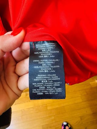 Plumífero GANT Mujer Rojo Corto