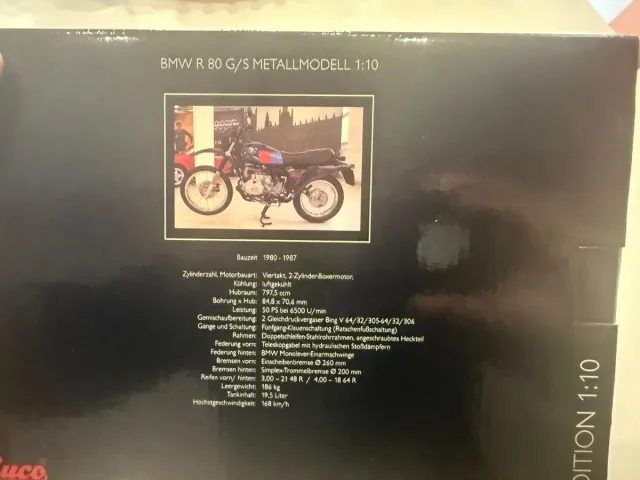 Bmw R80GS Schuco 1:10