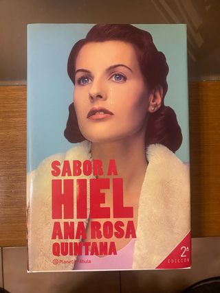 Libro titulo SABOR A HIEL