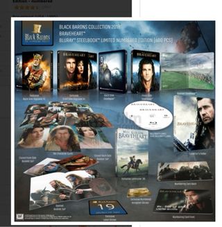 Braveheart Black Barons #15 FilmArena Collection