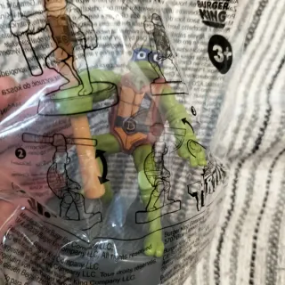 Juguete Tortugas Ninja Burger King NUEVO