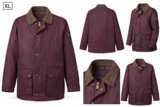 Chaqueta T-XL De Moto Garibaldi Burdeos GR/TR