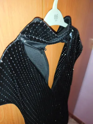 Body Bershka Negro Brillante Talla S