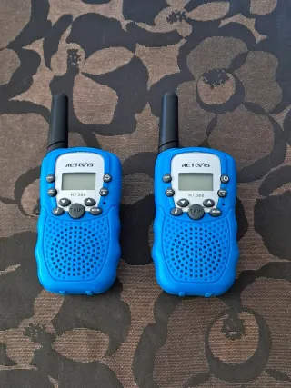 2 Walkie Talkies Retevis RT388 Azules
