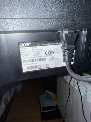 Monitor Acer KG272 27 100Hz IPS Full HD