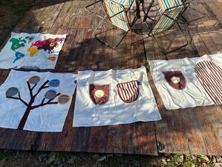 Paneles textiles cabaña FLEXA para litera