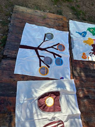 Paneles textiles cabaña FLEXA para litera