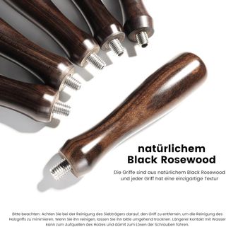 Portafiltro Doble Café Mango Madera