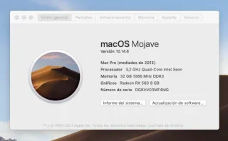 Mac Pro 5.1 2012 Plata