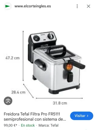 Freidora Tefal Filtra Pro Premium