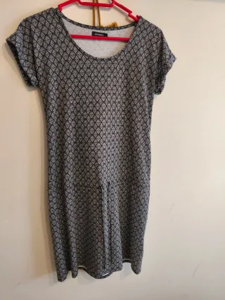 Vestido Inextenso Talla S Estampado