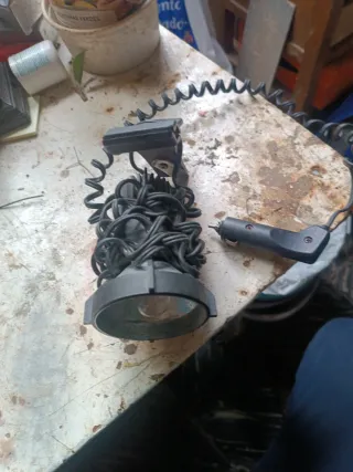 Luz mechero coche espiral